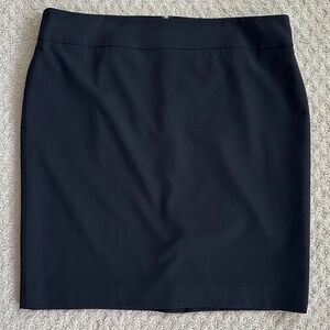 Anne Klein Stretch Pencil Skirt Black Size 16 NWT Office Classic Minimalist